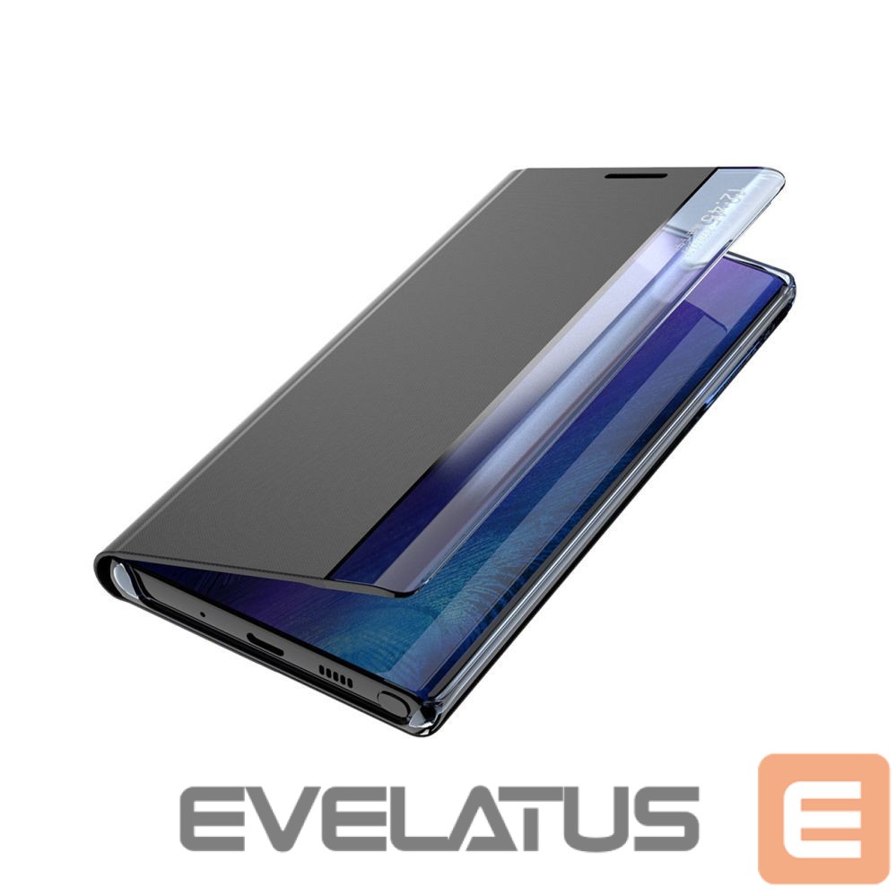 Tagakaaned Hurtel New Sleep Case Flip Cover with Stand Function for Samsung Galaxy A26 - Black