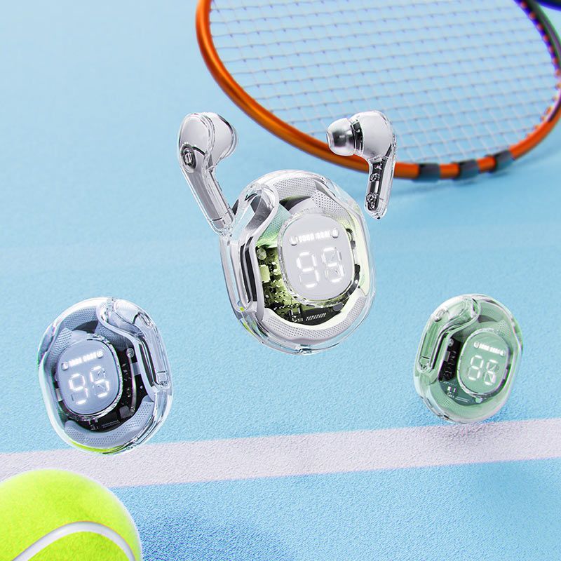 Wired headphones Acefast Acefast T8 TWS Bluetooth Wireless Headphones - Black