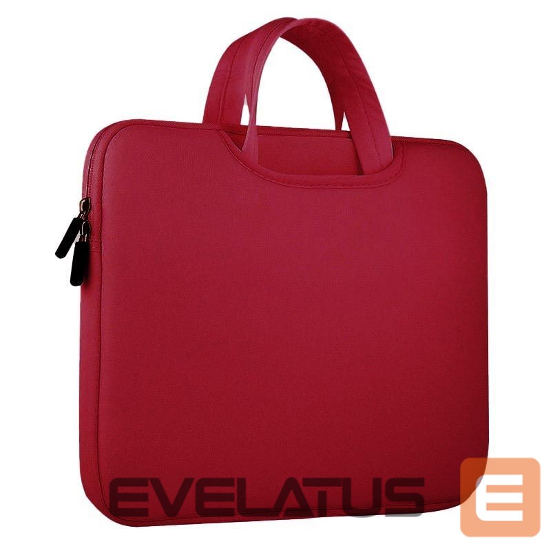 Book case Hurtel Universal laptop bag 15.6'' - red