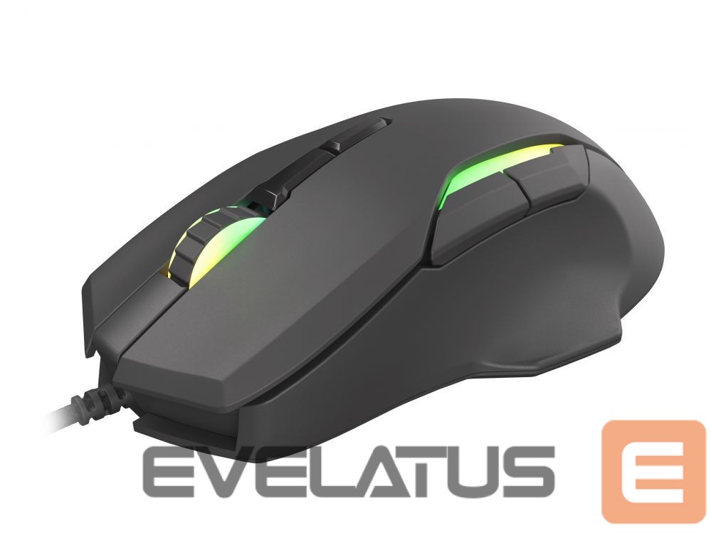 Computer mouse Genesis Xenon 220 Gaming Mouse, 500 - 6400DPI, Wired, Black