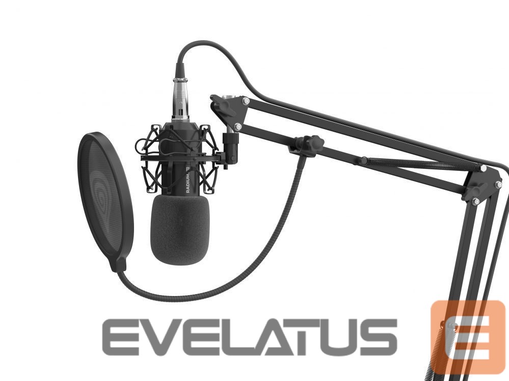 Cita datorprece Genesis Gaming Microphone Radium 300 Black, Wired