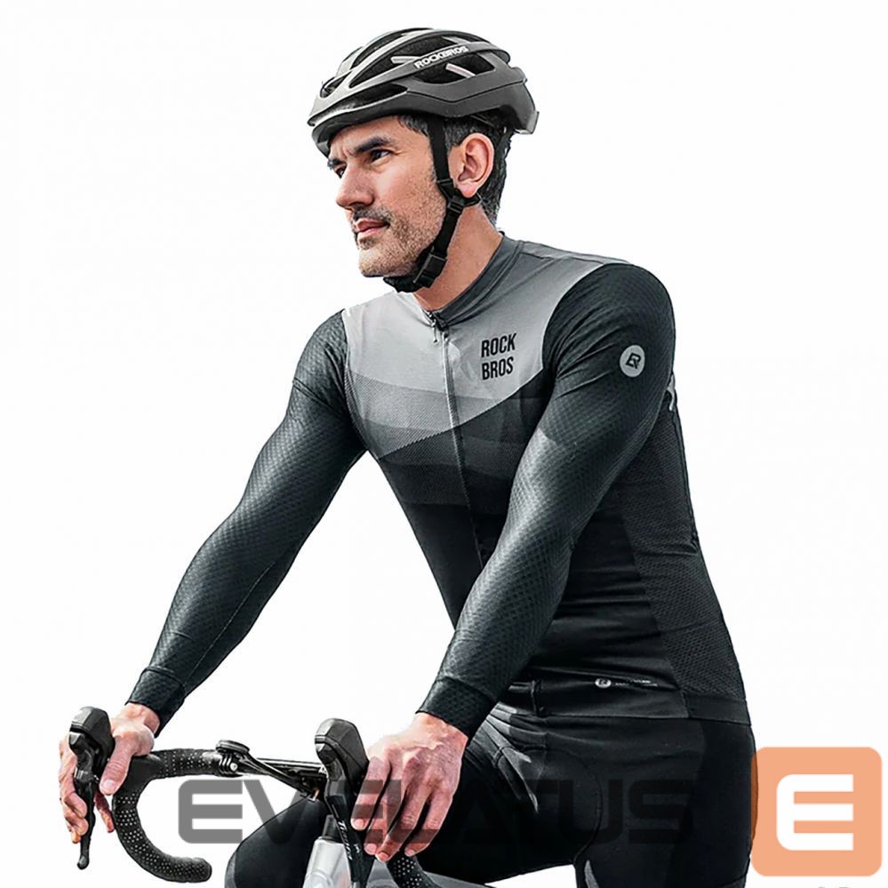 Cita prece Rockbros Rockbros cycling jersey 15120009003 long sleeve spring/summer L - black