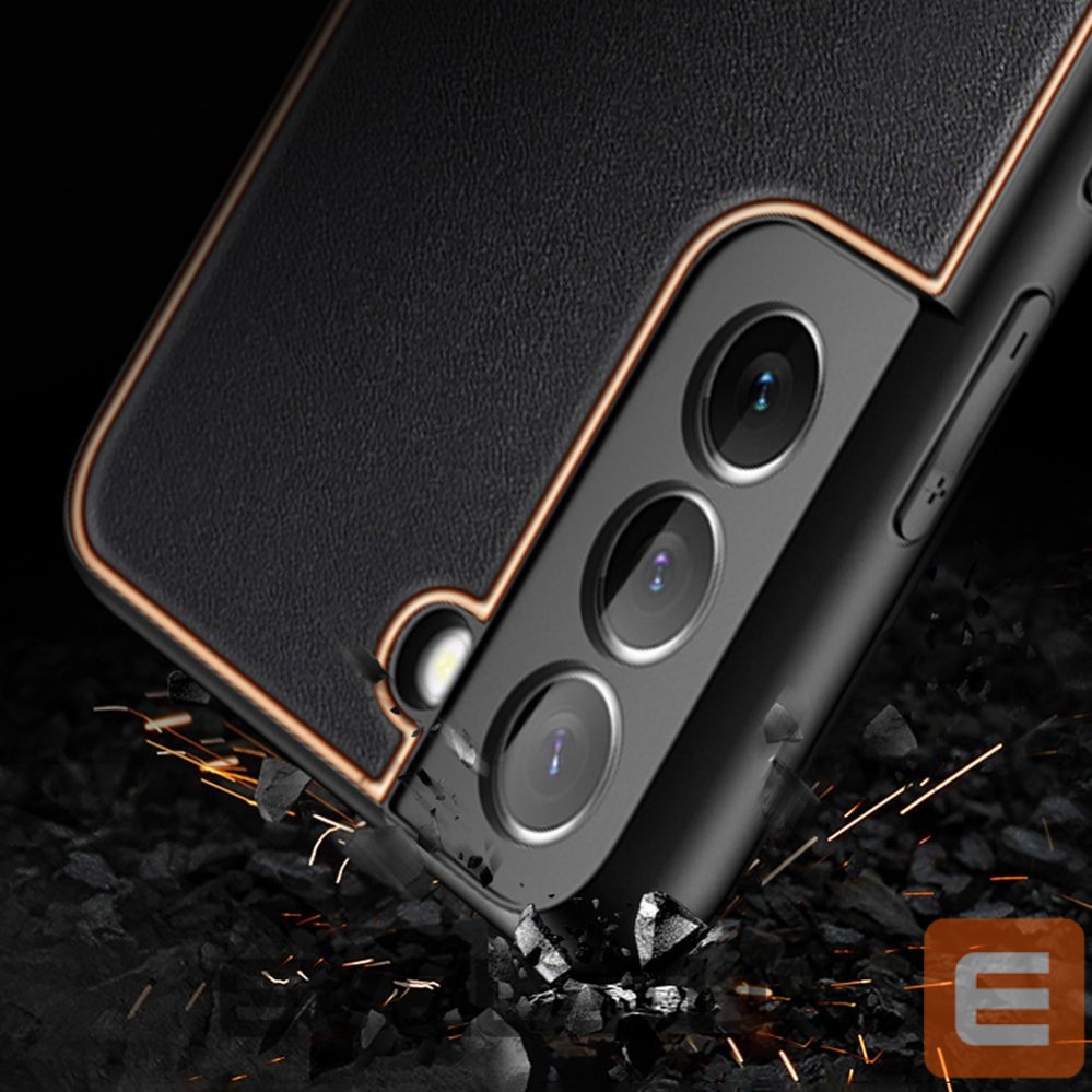 Back panel cover Dux Ducis Dux Ducis Yolo elegant cover made of ecological leather for Samsung Galaxy S22 + (S22 Plus) red