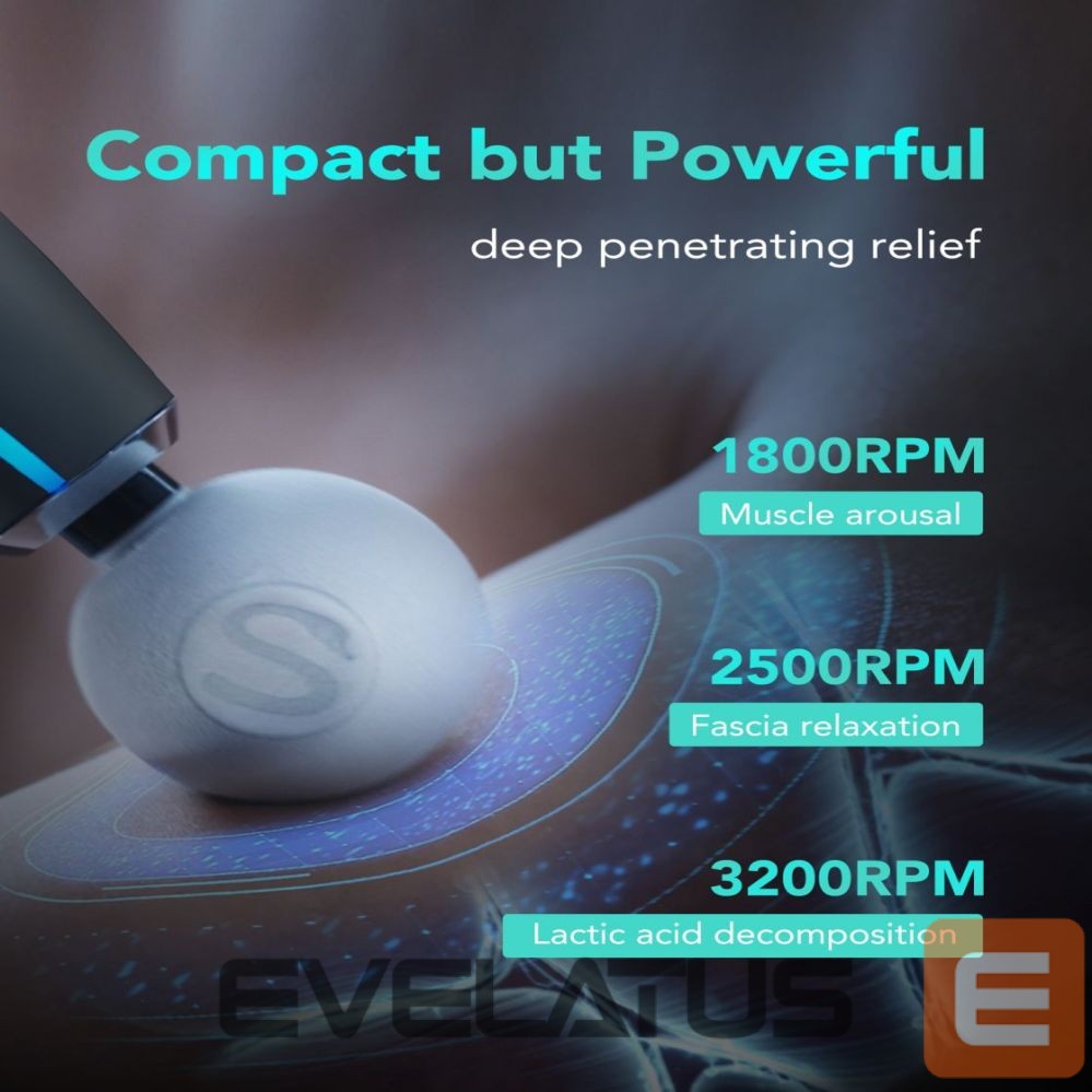 Massaažiseadmed SKG SKG F5-EN massage gun for the whole body - gray