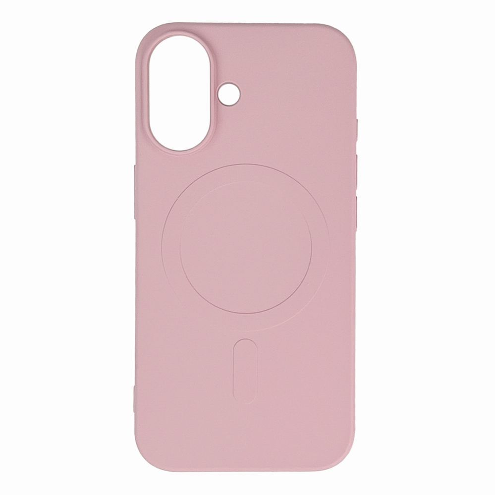 Back panel cover Wozinsky Liquid Silicone Case MagSafe for Samsung Galaxy S25 - Pink