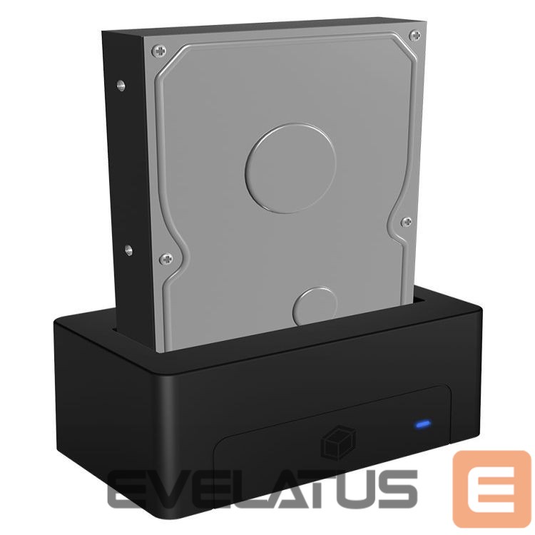 Cita datorprece Raidsonic Icy Box IB-1121-U3 DockingStation for 1x 2.5"/3.5" SATA I/II/III, USB 3.2 Gen 1, Power Supply, Black