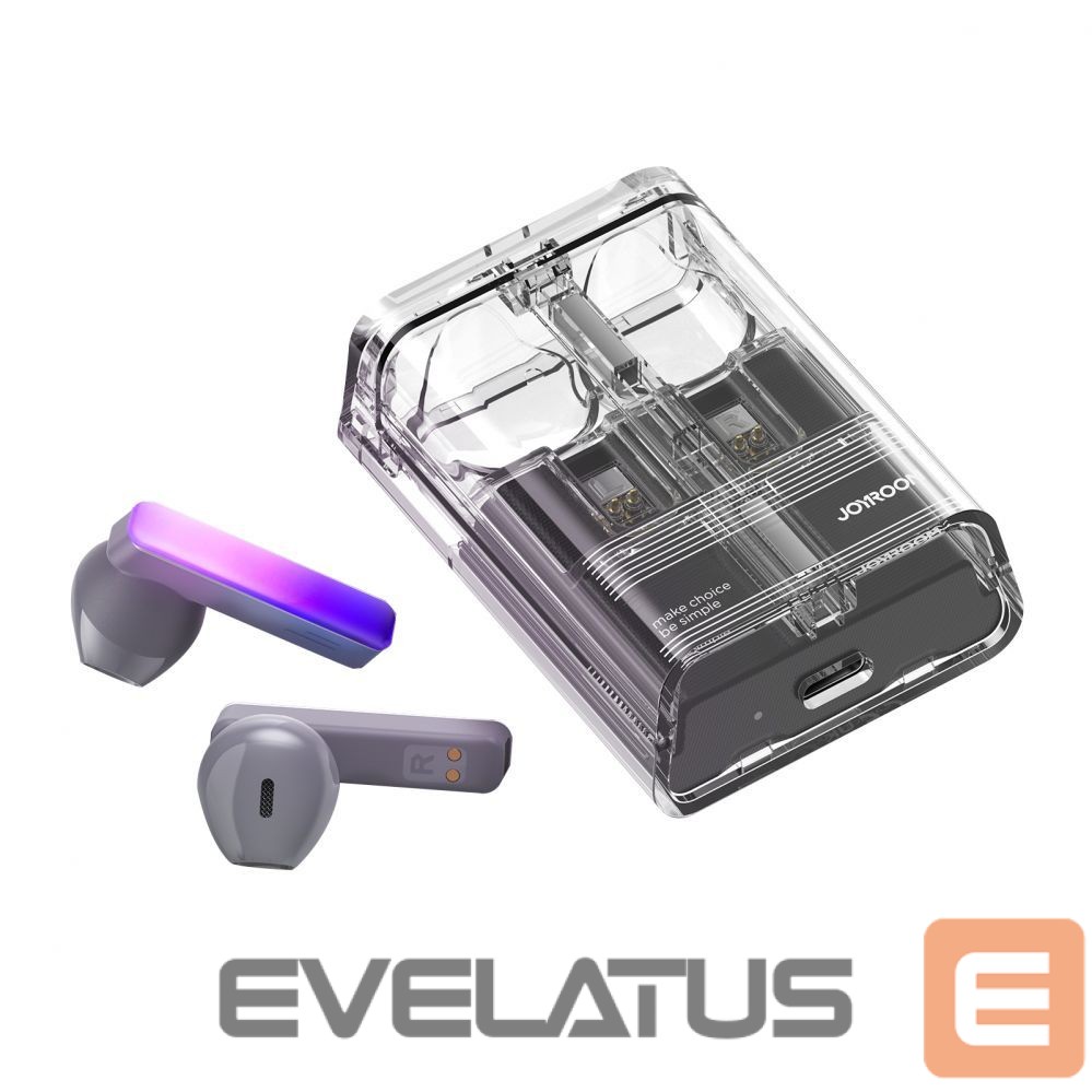 Kõrvaklapid Joyroom TWS Joyroom JR-TC1 IceLens Series wireless headphones with LED lights - black