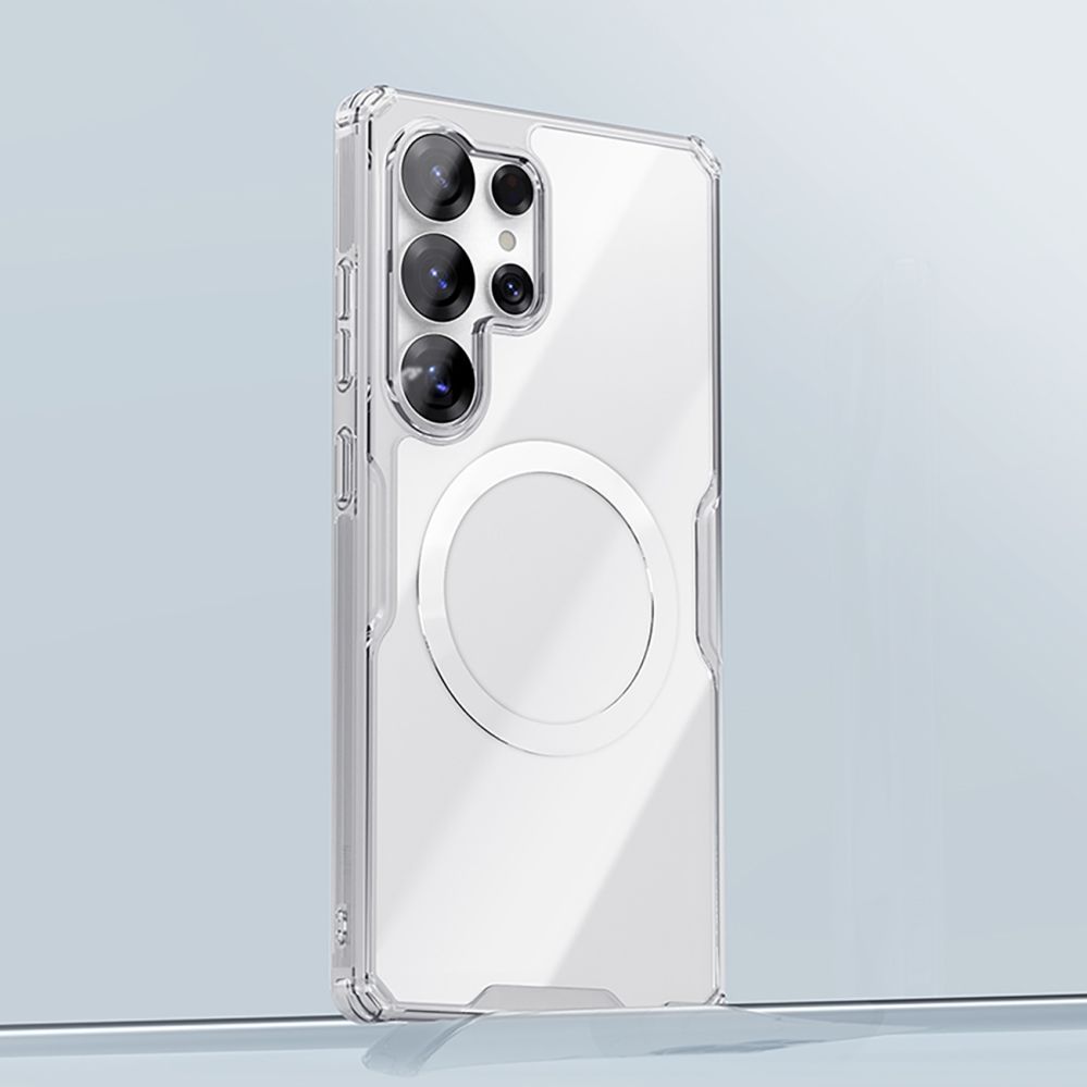 Tagakaaned Nillkin Nillkin Nature TPU Pro Magnetic Case with MagSafe for Samsung Galaxy S25 Ultra - White