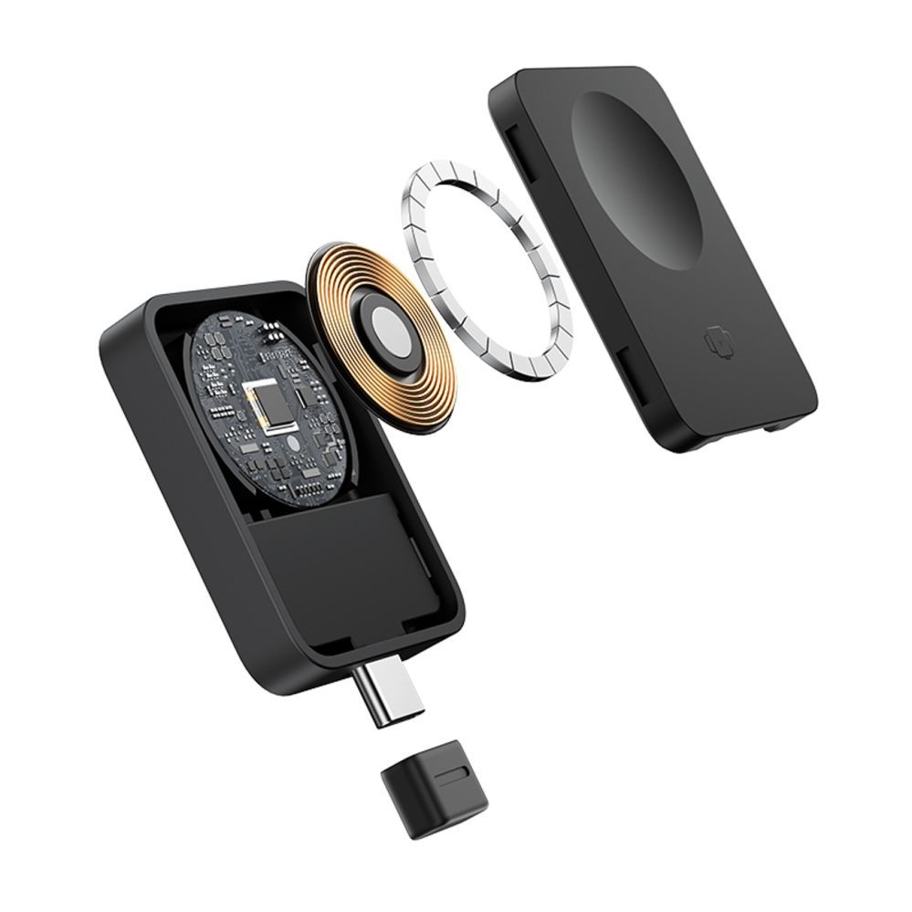 Adapteris Baseus Baseus MagPro 2.5W Magnetic Inductive Charger for Apple Watch - Black