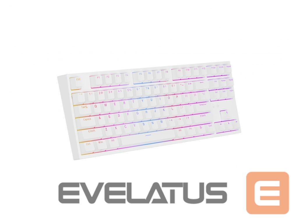 Arvuti klaviatuur Genesis Mechanical Gaming Keyboard THOR 404 TKL RGB Mechanical Gaming Keyboard Wired US Gateron Yellow Pro USB Type-A 1005 g