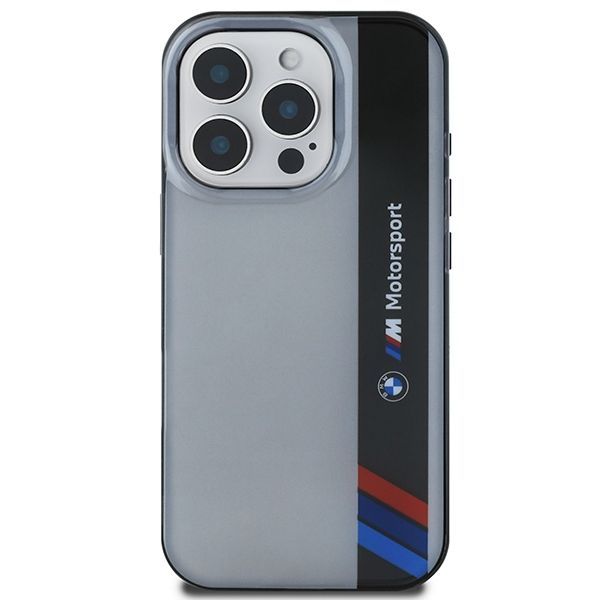 Other Phone Accessory BMW BMW Motosport IML Vertical Stripe iPhone 16 Pro Max Case - Gray