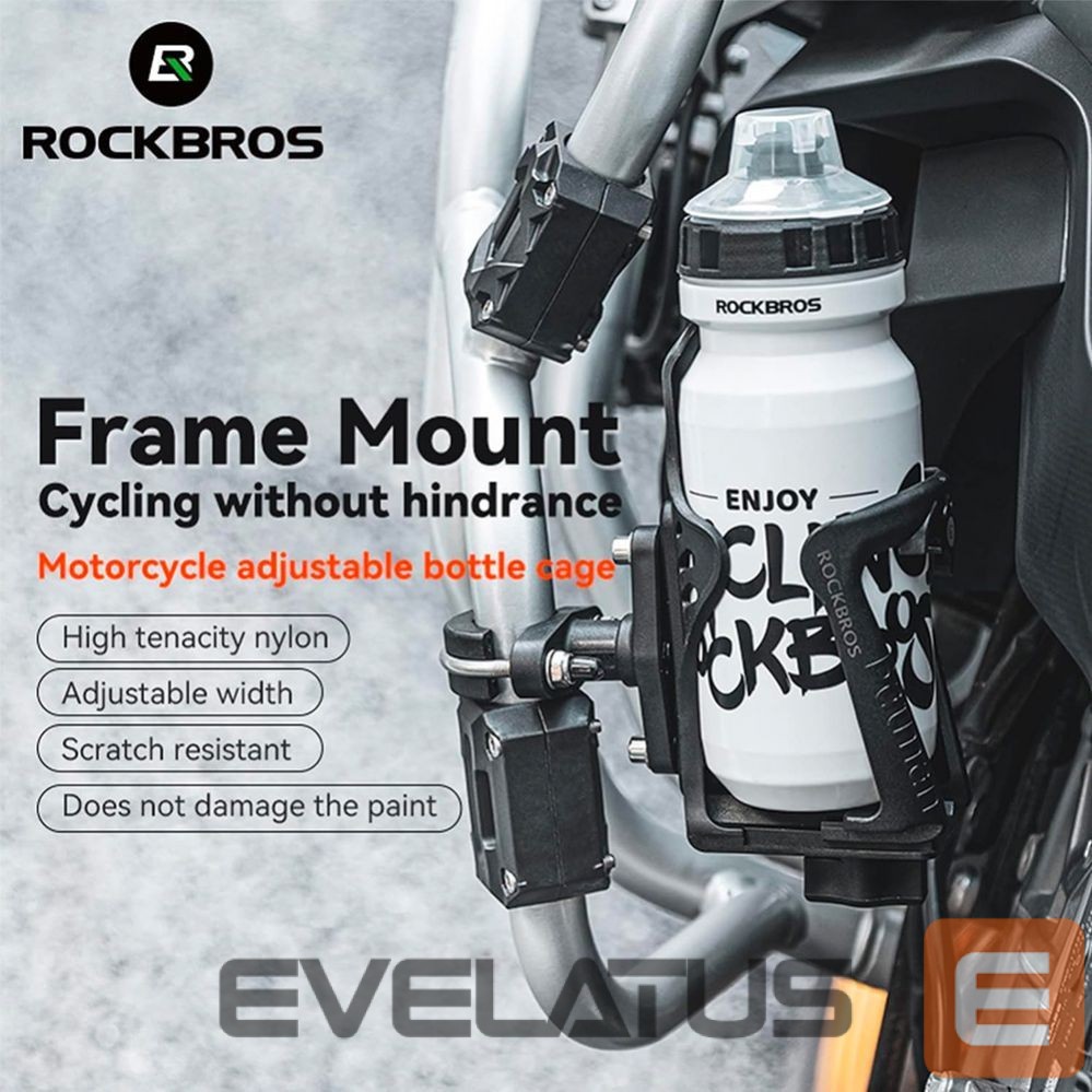 Jalgratta tarvik Rockbros Rockbros 31210008002 handlebar bottle holder - black