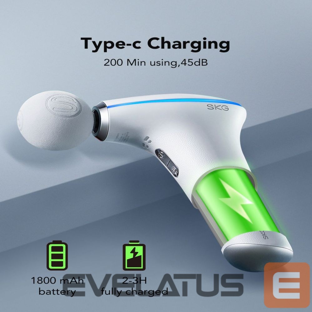 Masāžas ierīces SKG SKG F5-EN massage gun for the whole body - white