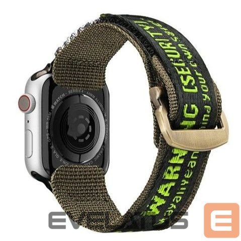 Rihm Dux Ducis Strap (Outdoor Version) strap for Apple Watch Ultra, SE, 8, 7, 6, 5, 4, 3, 2, 1 (49, 45, 44, 42 mm) nylon band bracelet Black Green