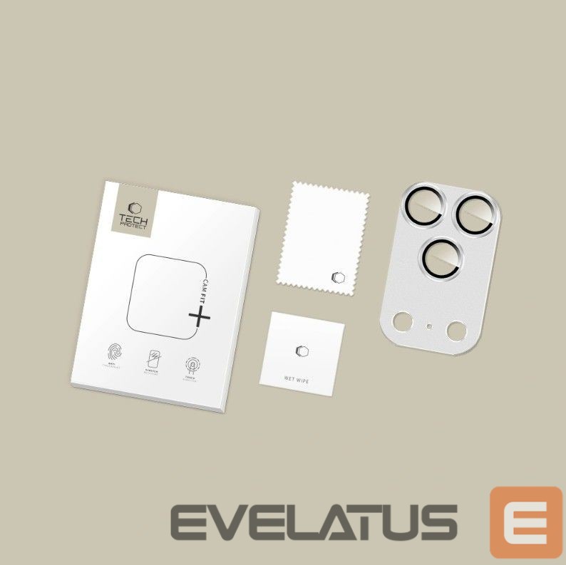 Kaitseklaasid Tech-Protect Apple IPHONE 17 PRO MAX APARATU TECH-PROTECT CAMFULL FIT Silver