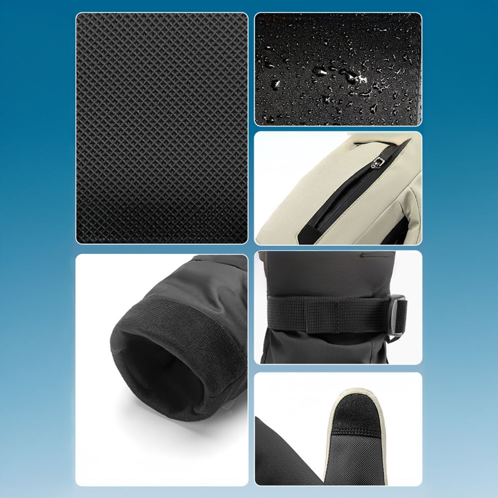 Teised Qunature Qunature Full Length Ski Gloves Size L - Light Brown