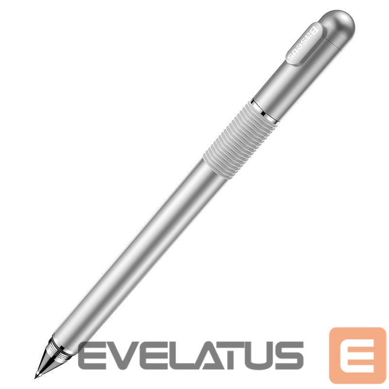 Puutepliiats Baseus Baseus Golden Cudgel ACPCL-0S double-sided stylus for tablets, phones with gel pen - silver