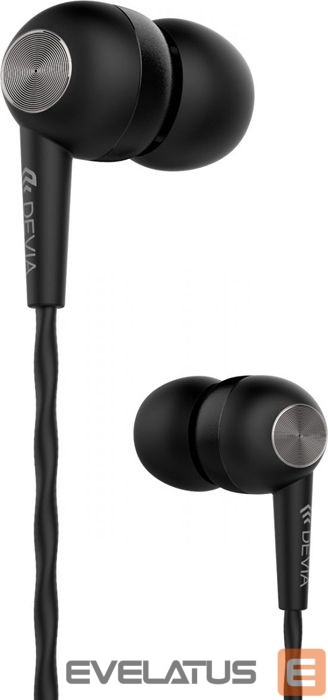 Wired headphones Devia Kintone Headset V2 (3.5mm) Black
