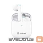 Bezvadu austiņas Tellur  Aura True Wireless Earphones APP White 