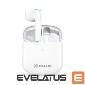 Bezvadu austiņas Tellur  Aura True Wireless Earphones APP White 