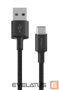 Muud kaubad Orsen  S9C USB A and Type C 2.1A 1m black 