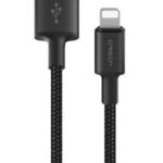 Kitos prekės Orsen  S9L USB A and Lightning 2.1A 1m black 