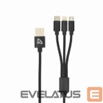 Kaabel Sbox  USB 2.0 8-pin/Type-C/Micro USB charging only 2.4A 1M BULK 