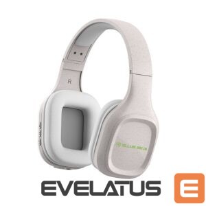 Bezvadu austiņas Tellur  Green Bluetooth Over-Ear Headphones Pulse Foldable Cream 