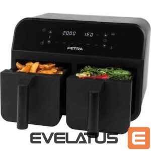 Frī cepāma ierīce Petra  PT4750BLKVDEEU7 Dual Air Black 3,7L 