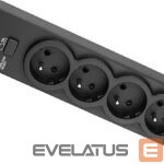 Buitinė elektronika Tracer  46976 PowerGuard 1.8m Black (5 Outlets) 