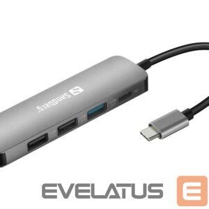 Cita datorprece Sandberg  136-32 USB-C Dock HDMI+3xUSB+PD 100W 
