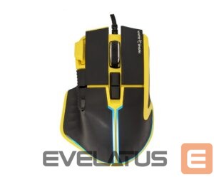 Datora pele White Shark  GM-9006 MARROK Yellow RGB / 12.000 dpi 