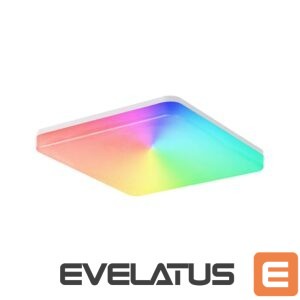 Desc lamp Tellur  Smart WiFi Ceiling Light, RGB 24W, Square, White 