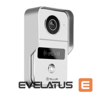 Koduelektroonika Tellur  Smart WiFi Video DoorBell 1080P, Unlock function, Indoor chime, grey 
