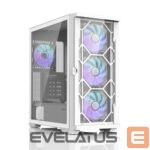 Kompiuterio dėžė ZALMAN  Z10 DUO  ATX ZM-IF120 x4 White 