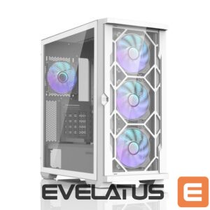 Arvuti korpus ZALMAN  Z10 DUO  ATX ZM-IF120 x4 White 
