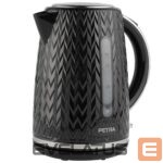 Teapot Petra  PT3864BLKVDEEU10 Chevron Jug Kettle black 