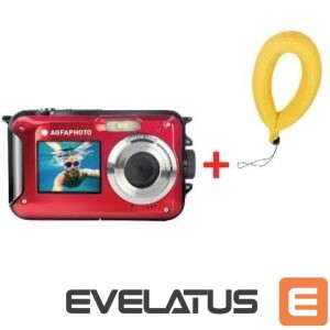 Digitālā fotokamera Agfaphoto  AGFA WP8000 Red + 2nd Battery + Floatable Strap 