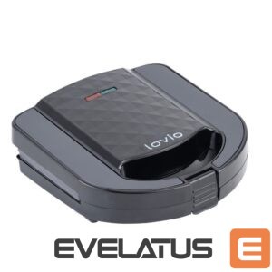 Vahvliküpsetaja LOVIO  LVSM001BK 6in1 toaster 750W Black 