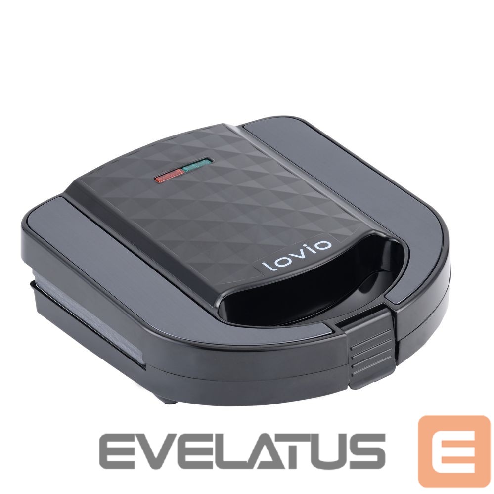 Waffle maker LOVIO LVSM001BK 6in1 toaster 750W Black