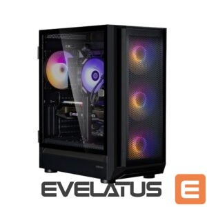 Computer case ZALMAN  i6 Black, RGB fan x4 T/G 