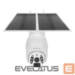 Koduelektroonika Tellur  Smart WiFi Solar Camera P&T 3MP, 2K UltraHD, PIR, 20W solar panel, white 