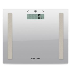 Ķermeņa svari Salter  9113 SV3RAREU16 Compact Glass Analyser Bathroom Scales - Silver 