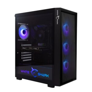 Computer case White Shark  GCC-2401 Warhead-3 Black 4 Fans 12cm RGB 