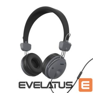 Vadu austiņas Hama  Hama 00184145 Fun On-ear Headphones, Black 