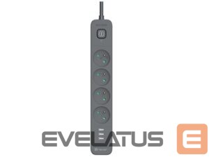 Consumer electronics Tracer  47027 Power Line+ 1.5m (4 outlets +3x USB A, 5V 2,4A) 