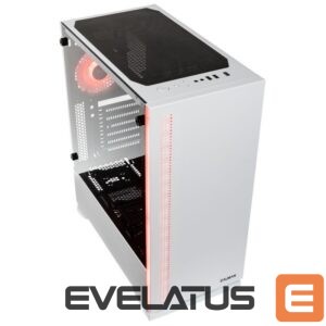 Arvuti korpus ZALMAN  S5 White ATX, RGB fan + fan, T/G 