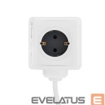Consumer electronics Tellur  Power Cube Extended, Power strip 4 Outlets + 2xUSB ports, 1.5m cable white 