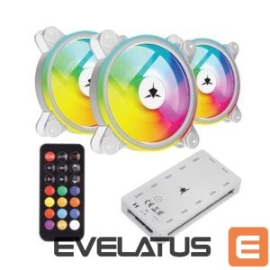 Aušintuvai White Shark  GCF-S028-005 Nebula-2 White ARGB Kit 