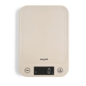 For kitchen Salter  1067 TFXEU12 Digital Kitchen Scale – Cream 